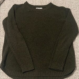 Pink Clover Dark Green Crew Neck Sweater